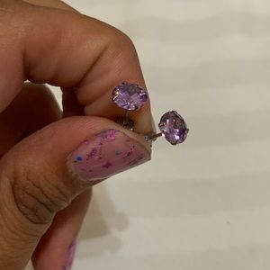 925 Sterling Silver post and stopper earrings